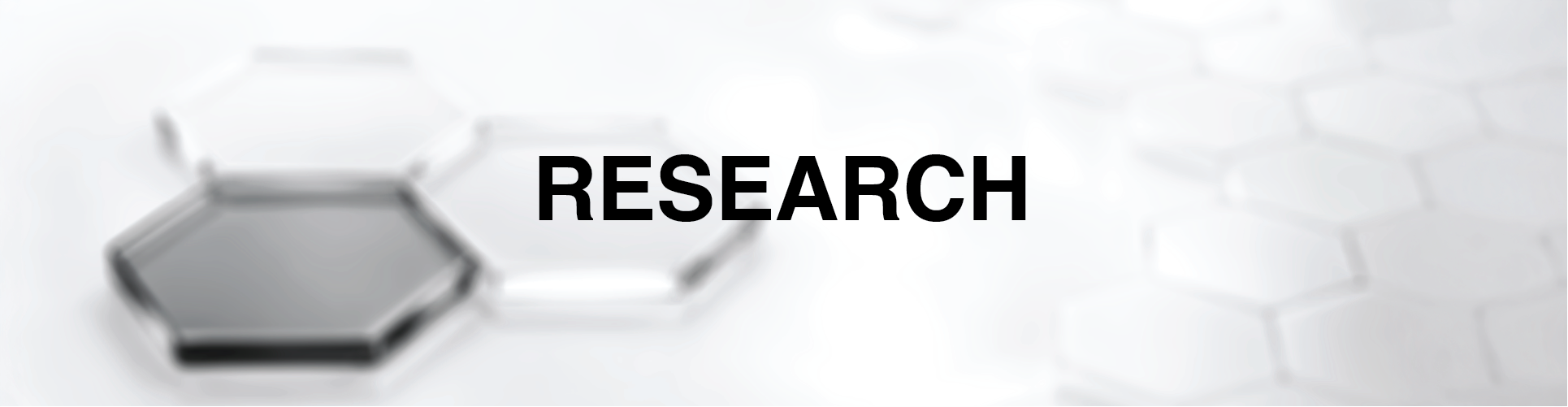 BMPC Research page banner with hexagonal scientific branding.